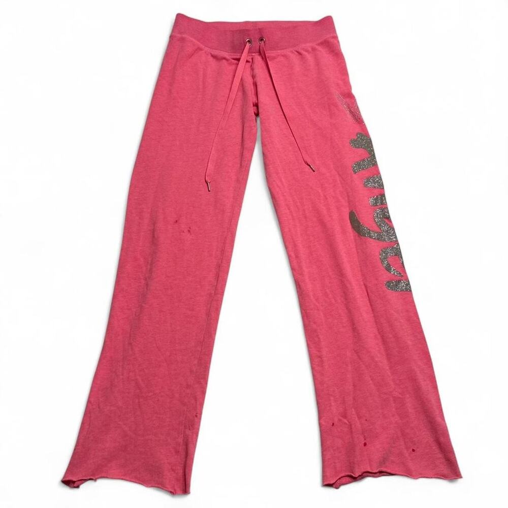 Victorias Secret SuperModel Essentials Pink Cotton Low Rise Flared Angel size XS